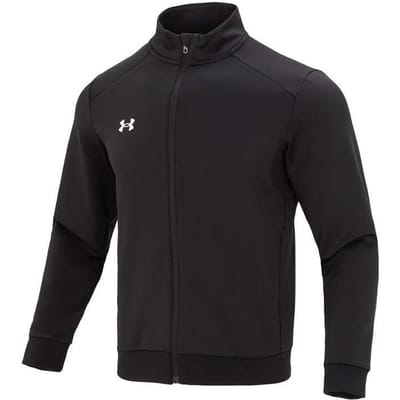 Under Armour Gebreide Ademende Sportjas met Opstaande Kraag Sneldrogend Jas Heren Zwart 23600305-001 4XL black
