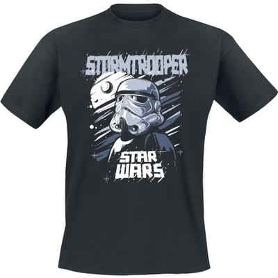 Star Wars - Disney T-shirt - Stormtrooper - S tot XL - voor Mannen - zwart