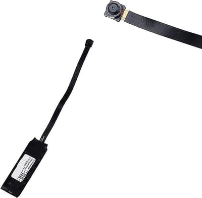 Verborgen Mini Camera - Spionage Camera - Beveiliging Thuis - HD Wifi Opname - 1x1x0.5 cm - Zwart