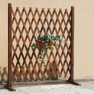 Decoratief Hekwerk - Houten Tuinscherm - Planten Ondersteunen - Uitschuifbaar Ontwerp - Tot 200 cm - Bruin