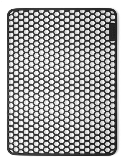 Bodo® Gootsteenmat - Rechthoekig - Onderzetter - Zwart - 30 x 40 cm