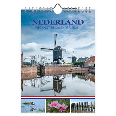 Nederland WEEKnotitiekalender Molen 2027