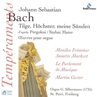Le Parlement De Musique, Martin Wester - J.S. Bach: Tilge, Höchster, Meine Sünden (CD)