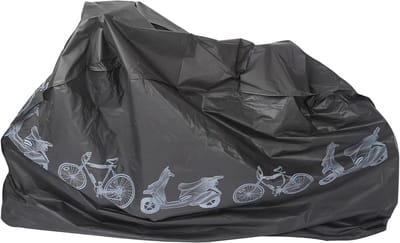 Fietsregenhoes - Waterdichte fietshoes - Beschermhoes voor de fiets - 190T nylon waterdicht, UV- en stofdicht - Met slotgat - Geschikt voor mountainbikes en e-bikes - 200 cm * 100 cm