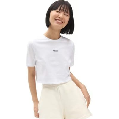 T-shirt Korte Mouw Vans Flying V Crop Crew