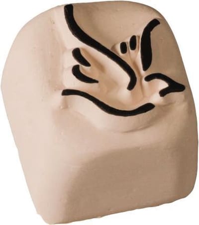 LaDot Tattoo Stempel Steen - S41 - Small - Vogel - Nep Tattoo - Black Tattoo - Kinderen en Volwassenen