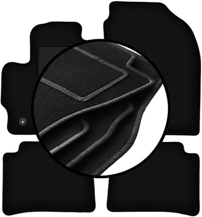 Set veloursmatten voor: Toyota Corolla XII / E17 hatchback, sedan, stationwagen (2018-)