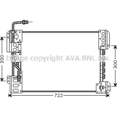 Condensator, airconditioning HIGHWAY AUTOMOTIVE ME5210