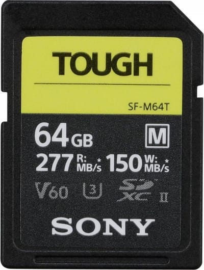 Sony 64GB SD Tough UHS-II 277Mb/s