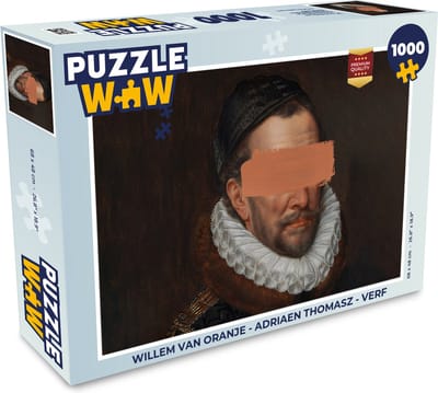 Puzzel Willem van Oranje - Adriaen Thomasz - Verf - Legpuzzel - Puzzel 1000 stukjes volwassenen