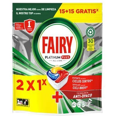 Fairy Caps Platinum Plus 15+15 Vaatwasmiddel