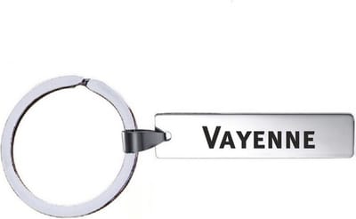 Sleutelhanger Met Naam - Vayenne - RVS