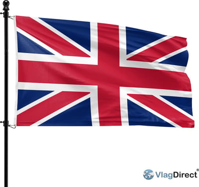 VlagDirect - Verenigd Koninkrijk vlag - Groot Brittanie vlag - 90 x 150 cm.