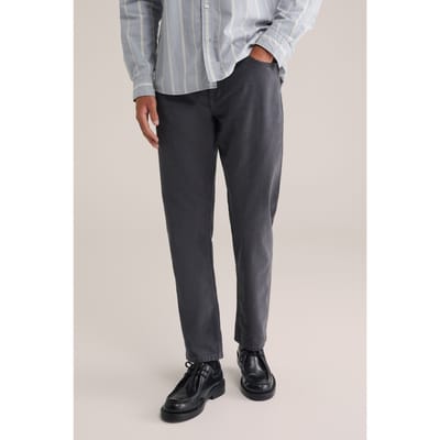 We Fashion 5-pocket Mid Waist Dark Blue Size: W31L32 | Jeans Outlet | Heren | Grijs