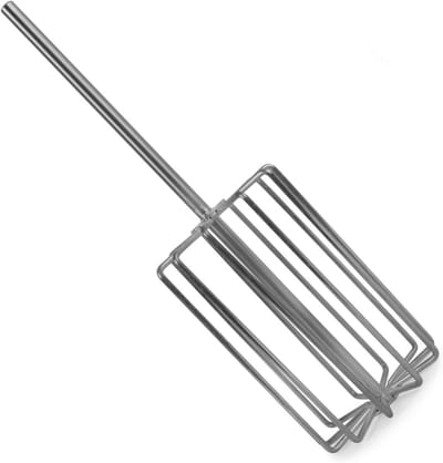 Roestvrij stalen spoel - Aas mixer - Grondaas mengen - Platte basis - 34 cm lengte - Roestvrij staal