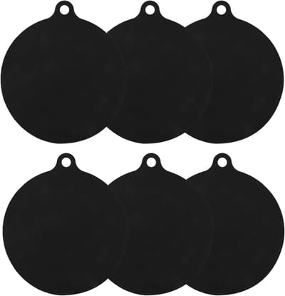 Set van 6 hittebestendige silicone beschermmatten voor inductiekookplaten, 22 cm, tegen krassen en vuil