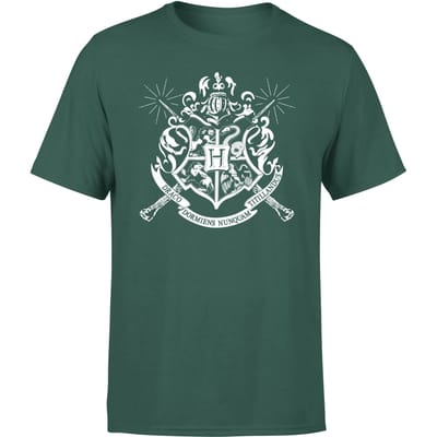 Harry Potter Hogwarts House Crest Men's T-Shirt - Green - S