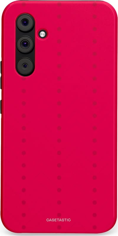Casetastic Hoesje Geschikt voor Samsung A54 (5G) - Stijlvolle Beschermende Duo-layer Case - Ritmisch rood