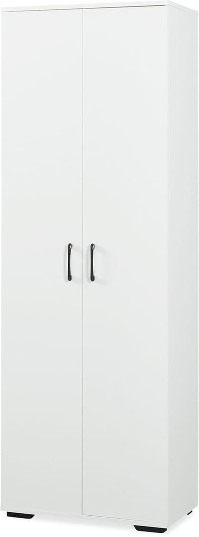 Kledingkast Chalvefted 175x60x35 cm wit [en.casa]