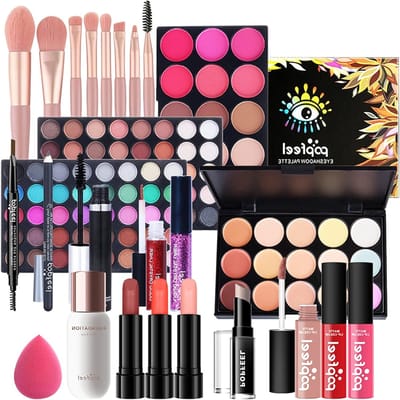 Complete Make-up Set met 26 Stukken, Ideaal voor Beginners, Inclusief Oogschaduw, Lipstick en Concealer, Perfect als Cadeau voor Vrouwen en Meisjes