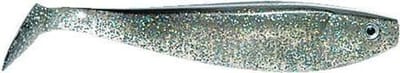Soepele Shad Leurders - Zacht Kunst aas - Roofvissen - Origineel Product - 22 cm - Zilver Zwart