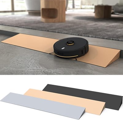 Drempelhulp - Rolstoelhelling - Toegankelijkheid Verbeteren - Antislip Rubber - 2.5 cm Hoog - Zwart Grijs
