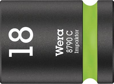 Wera 8790 C Impaktor Außen-6-kant 05004575001 Dopsleutelinzetstuk 18 mm 1 stuks 1/2