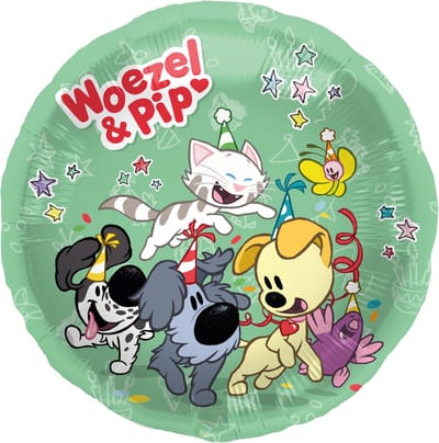 Folat - Folieballon Woezel en Pip (45 cm)