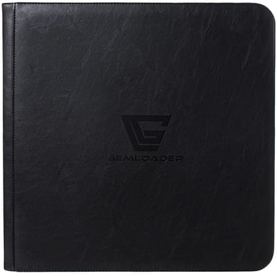 Gemloader Premium Traditional sleeved collectors binder, Trading kaarten verzamelmap [480 pockets 3X4] Zwart