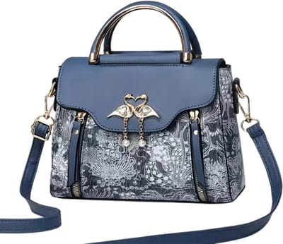 Bovista Handtas Dames - Schoudertas - School - Shopper - Schooltas - Werktas - Blauw 1