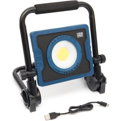 HBM LED accu bouwlamp 30 Watt, 3300 lumen, 6500K, klasse 3