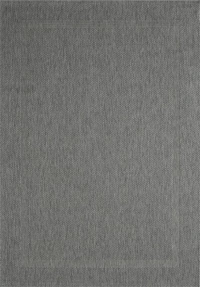 Karpet24 Sisal – Modern Laagpolig Vloerkleed voor Binnen & Buiten Antraciet-80 x 150 cm