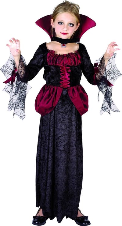 Verkleedkostuum vampier voor meisjes Halloween kleren - Verkleedkleding - 110/116