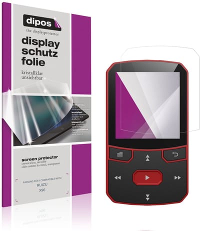dipos – 4x Beschermfolie geschikt voor RUIZU X96 | Krasbestendige & heldere Screenprotector Ultra-Thin