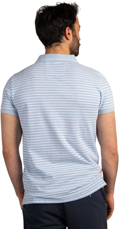 New Zealand poloshirt korte mouw lichtblauw