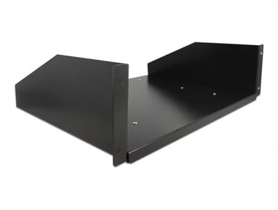 Delock 19″ Pull-out Plate 3U, black