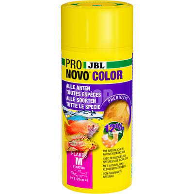 2x 250 ml JBL ProNovo Color Flakes M visvoer