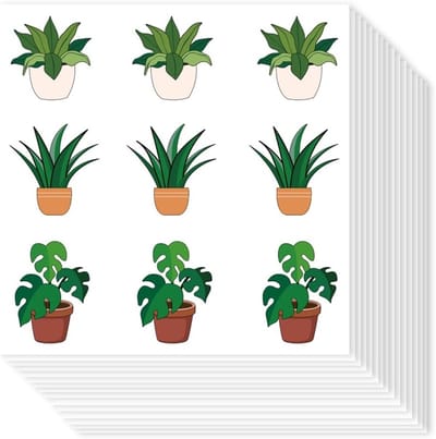 180 Stuks Zelfklevende Papier Stickers voor Planten Decoratie, Scrapbooking en Handgemaakte Kaarten Versieringen