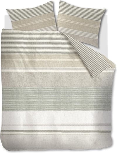 Ariadne at Home Stitches dekbedovertrek - Eenpersoons - 140x200/220 - Geel