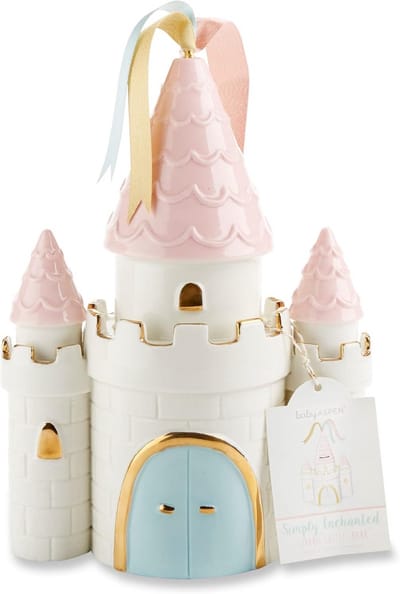 Betoverend Prinsessen Kasteel Spaarpot - Keramiek voor Kinderkamer Decoratie en Cadeau