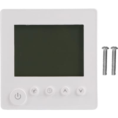 Thermostat de Chauffage d'Eau 3A avec LCD ABS Contrôleur de Température Intelligent pour Maison 95?240 V black
