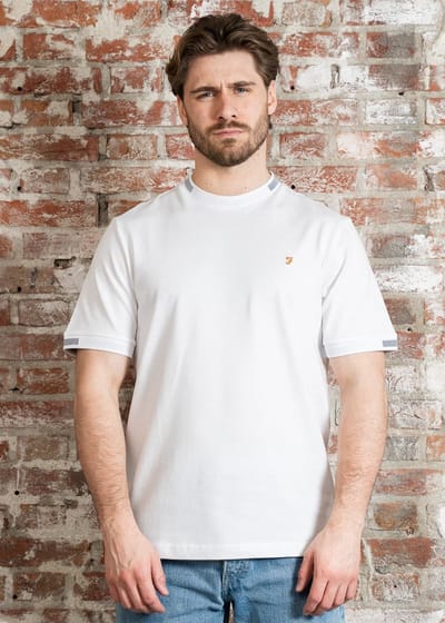 Farah Northleigh tee - white
