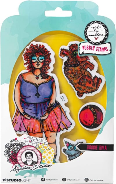 Cling stamp Doggie diva - Signature Collection nr. 701