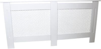 Quvo® Radiatorbekleding - Radiatoromkasting - Radiatorombouw - Ombouw Verwarming – Radiatorhoes – Verwarmingshoes – Radiator Afdekking – Wit - 172 x 82 x 19cm- 12.5 kg