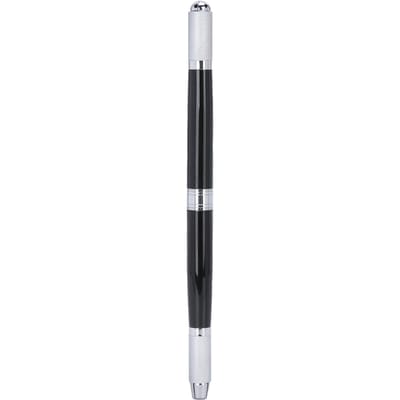 Draagbare Make-up Wenkbrauw Lip Handmatige Tattoo Pen Metaal Microblading Pen AccessoireZwart