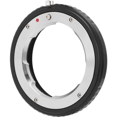 Adaptateur de monture d'objectif pour objectif Leica M, bague d'adaptation d'objectif d'appareil photo en alliage d'aluminium pour EOSR pour RP white