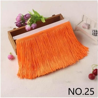 10M 10-30cm Meetee Franje Kwastjes Franjes voor Tassen Decoratieve Afwerkingen Franjes voor Gordijnen Kleding Kant Lint Stof Accessoires 10cm
