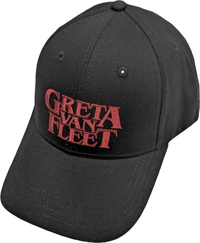Greta Van Fleet - Red Logo Snapback Pet - Zwart