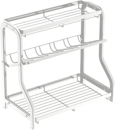 Kruidenrek - Specerijen Organisator - Keuken Organiseren - Kantelbaar Ontwerp - 365 x 20 x 35 cm - Zwart