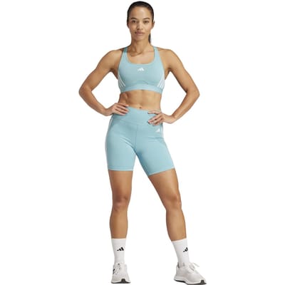 Adidas Performance Workout Essentials 3-stripes High Waisted Short  Größe: L | Kurze Sporthosen Outlet | Damen